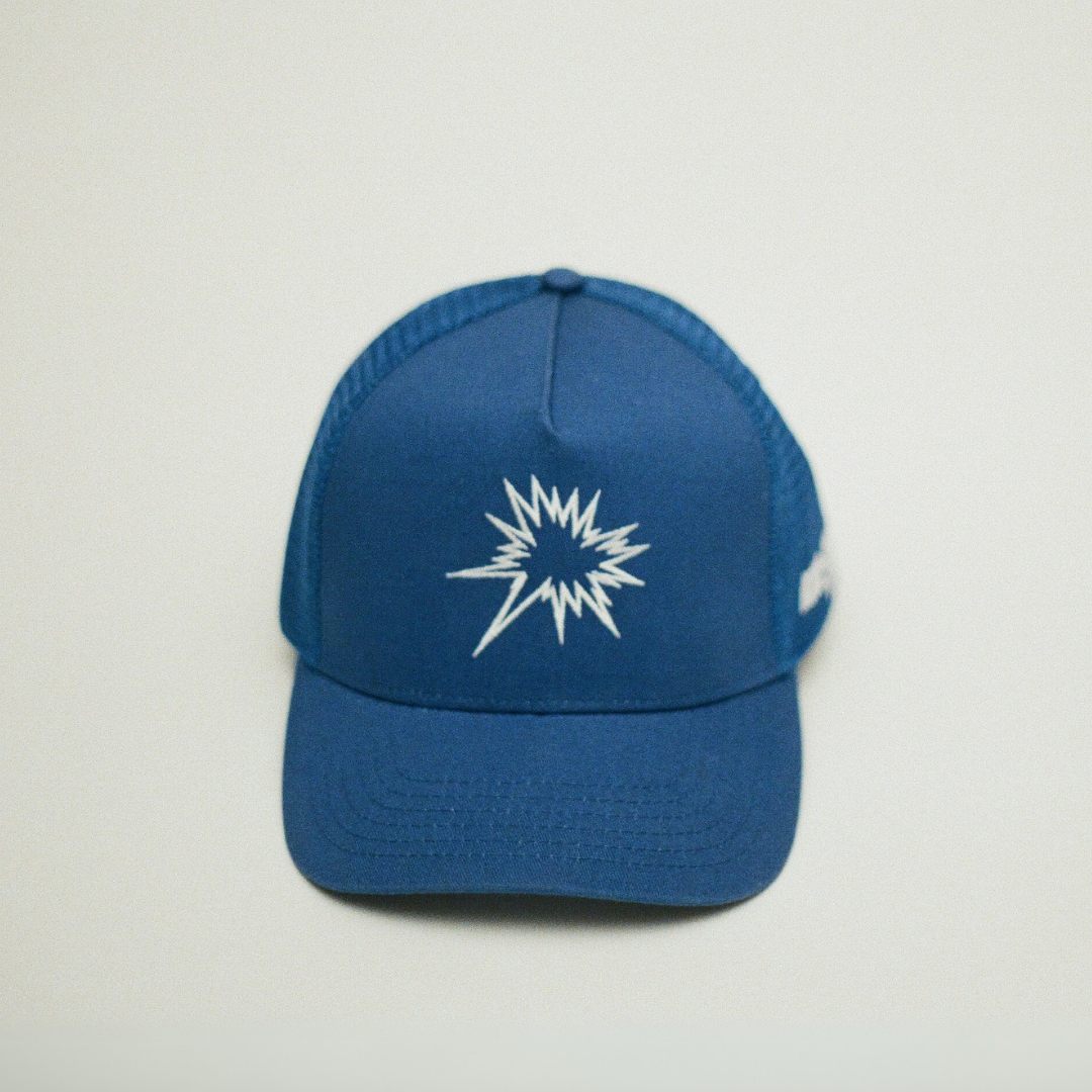 Blue - Instant Spark Logo Trucker