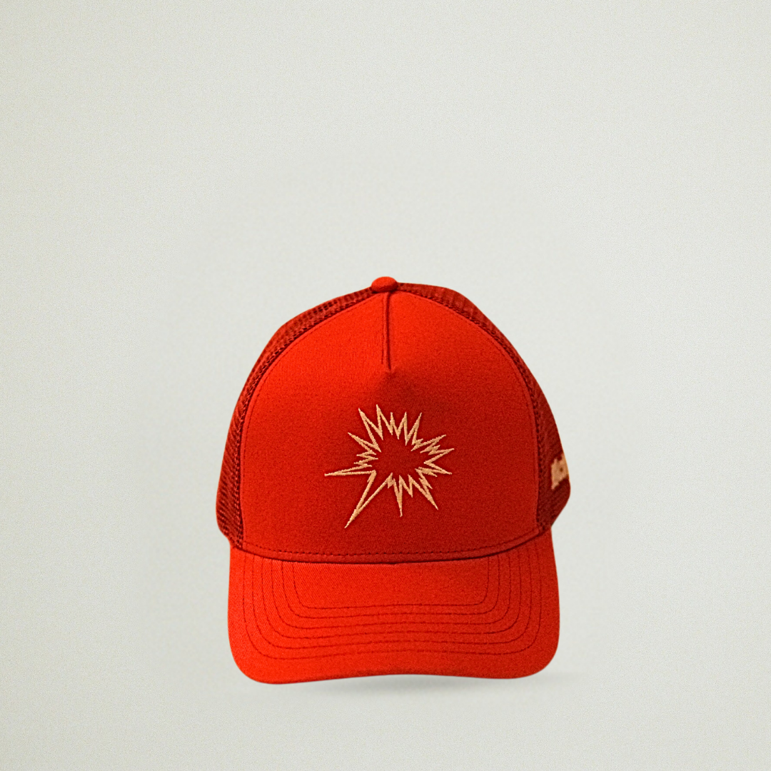 Red - Instant Spark Logo Trucker