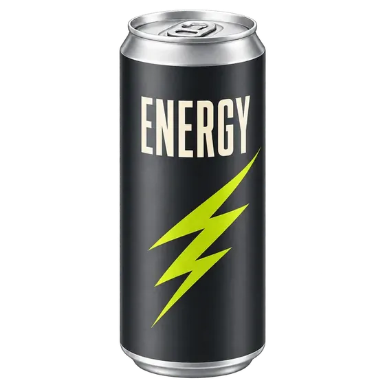 A generic energy drink can